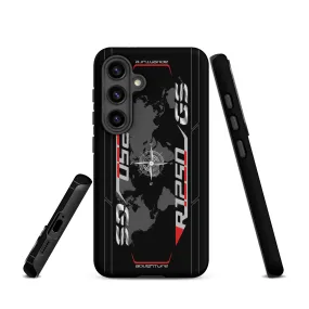 Designed Tough Case For Samsung inspired by BMW R1250GS Ice Gray Motorcycle Model - MM5247