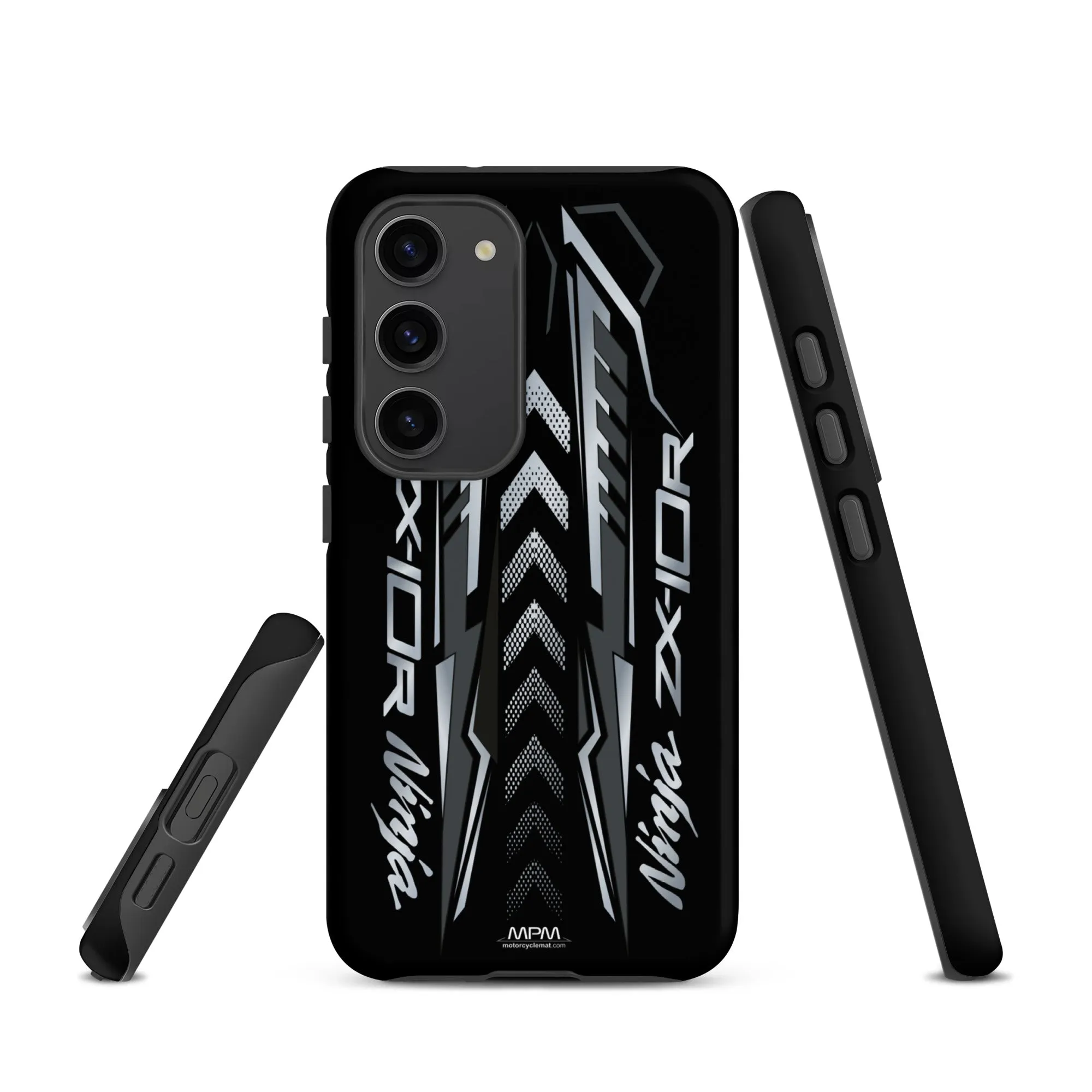 Designed Tough Case For Samsung inspired by Kawasaki Ninja ZX-10R Black Motorcycle Model - MM5398