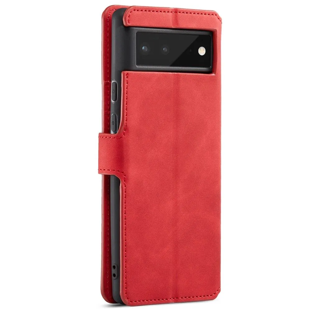 DG.MING Google Pixel 6 Retro Case - Red