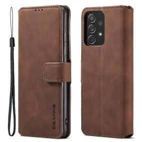 DG.MING Samsung Galaxy A73 Retro Case - Coffee