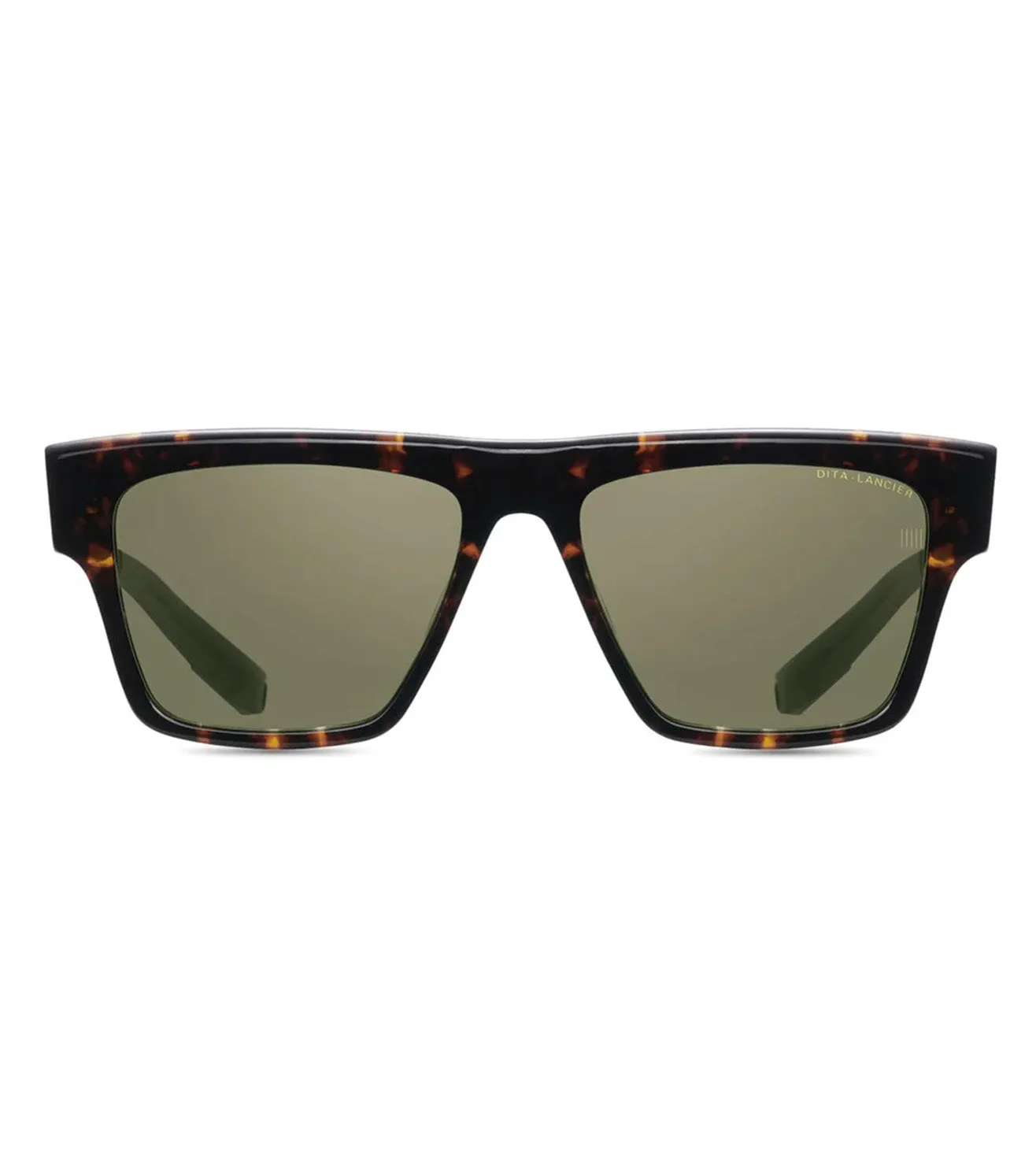 Dita Lancier LSA-701 Unisex Green Square Sunglass