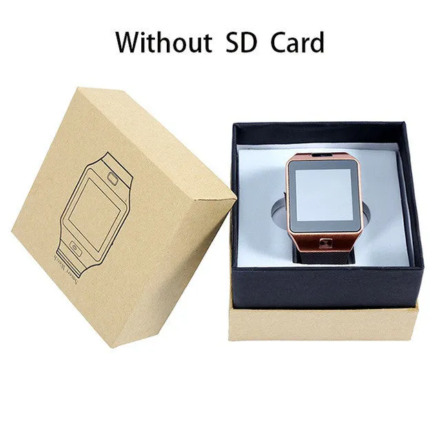 Elough Wearable Devices DZ09 Smart Watch With Free SD Card Electronics Wrist Phone Watch For Android Smart Phone Smartwatch DZ09