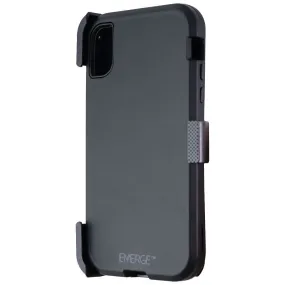 Emerge Ultra Force Series Hard Case & Holster for Apple iPhone XR - Matte Black