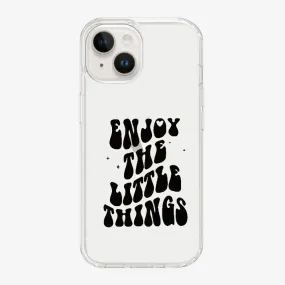 Enjoy The Little Things Case | Black