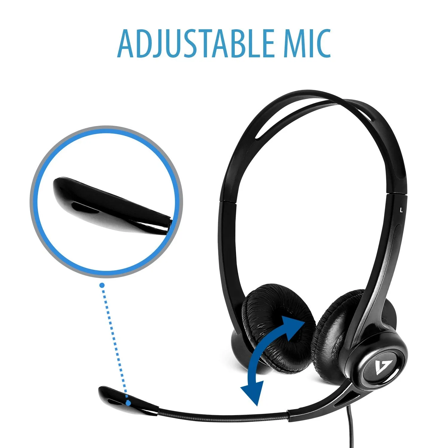 Essentials Usb Headphones W/Mic