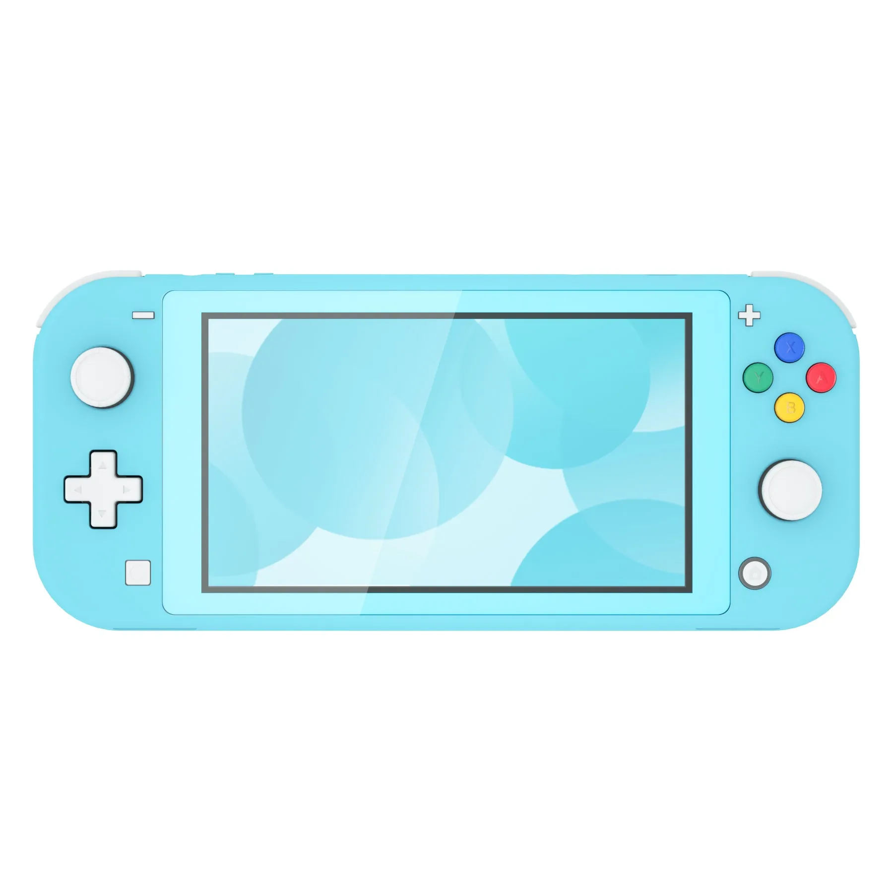 eXtremeRate Heaven Blue DIY Replacement Shell for Nintendo Switch Lite, NSL Handheld Controller Housing w/ Screen Protector, Custom Case Cover for Nintendo Switch Lite - DLP313