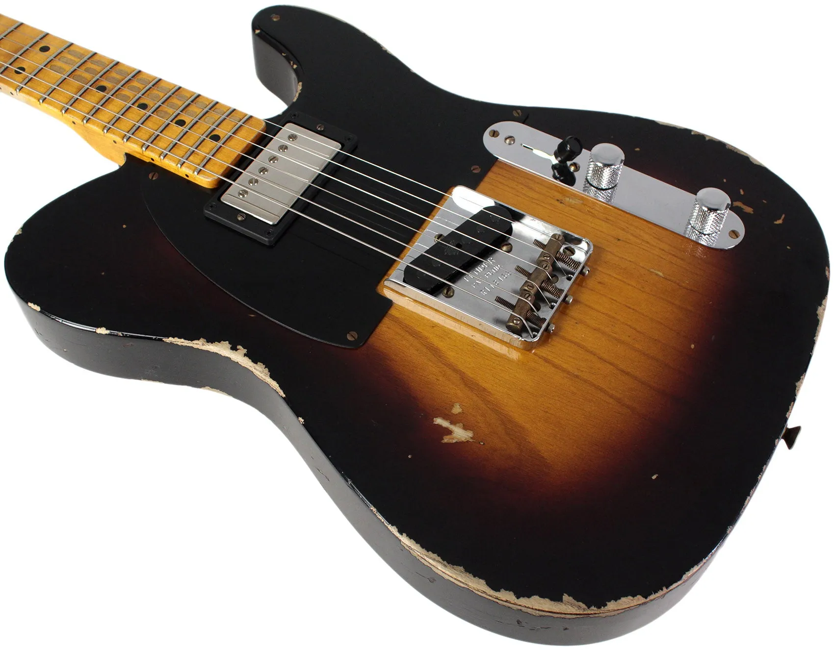 Fender Custom Shop Limited 1951 Hs Telecaster Heavy Relic, Wide Fade 2 Color Sunburst