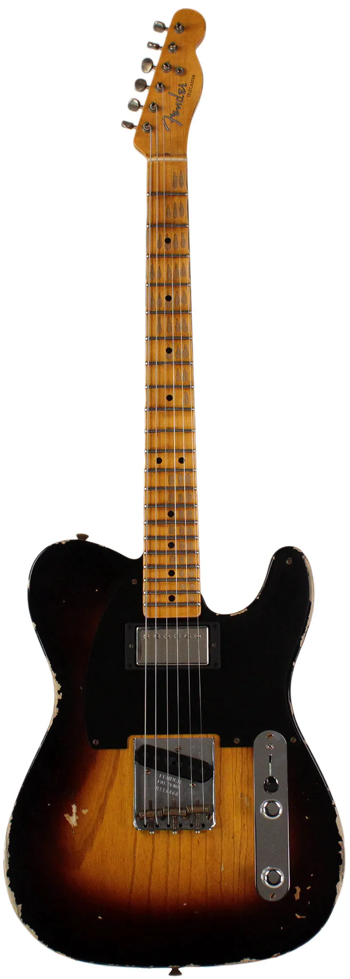 Fender Custom Shop Limited 1951 Hs Telecaster Heavy Relic, Wide Fade 2 Color Sunburst