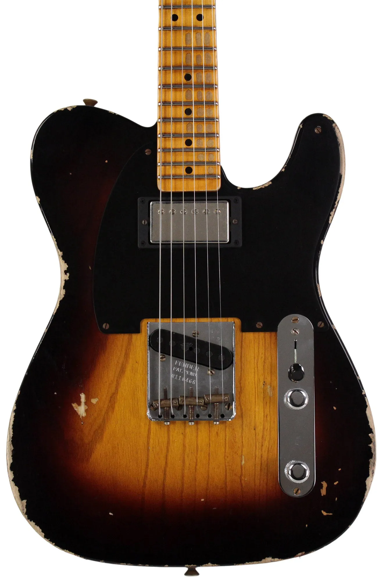 Fender Custom Shop Limited 1951 Hs Telecaster Heavy Relic, Wide Fade 2 Color Sunburst