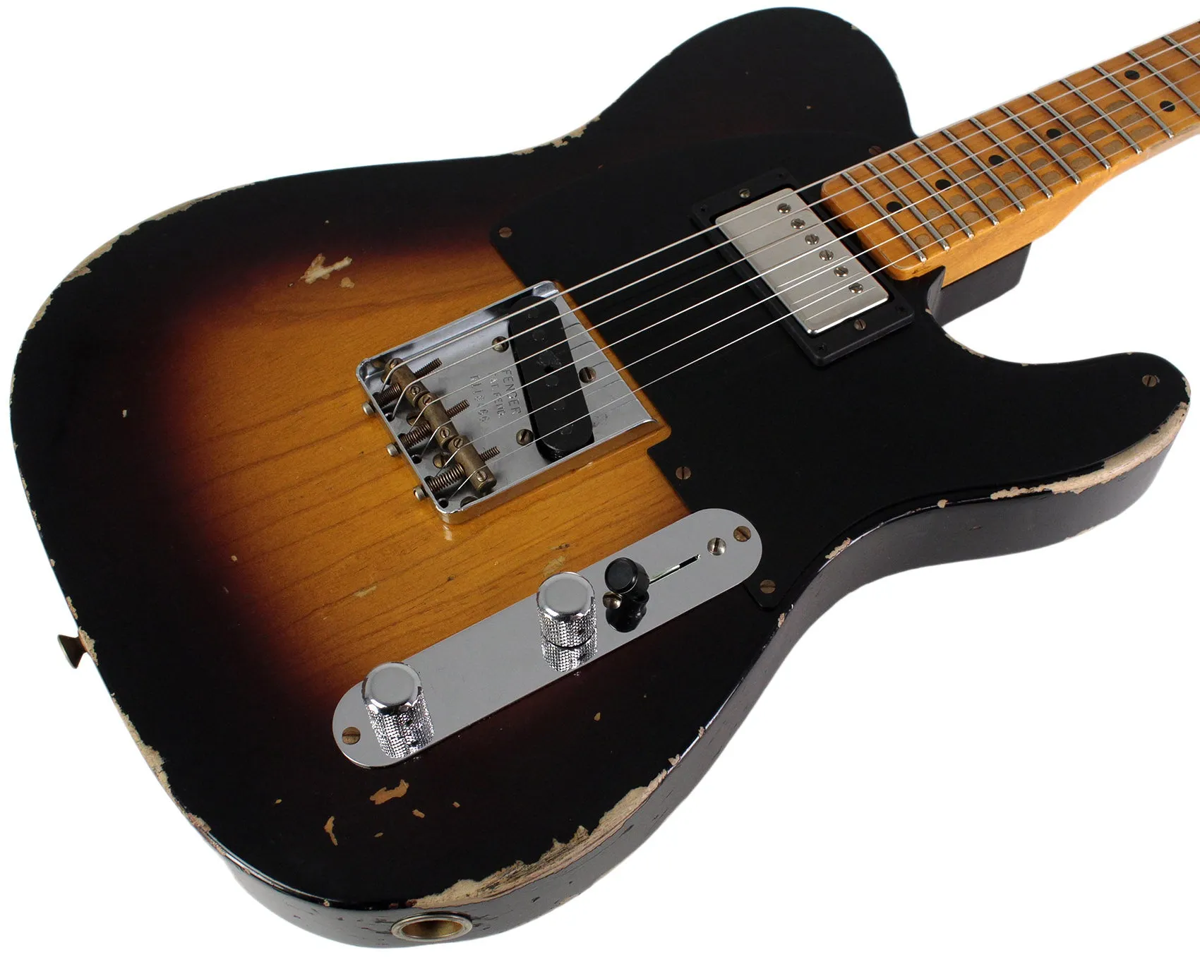 Fender Custom Shop Limited 1951 Hs Telecaster Heavy Relic, Wide Fade 2 Color Sunburst