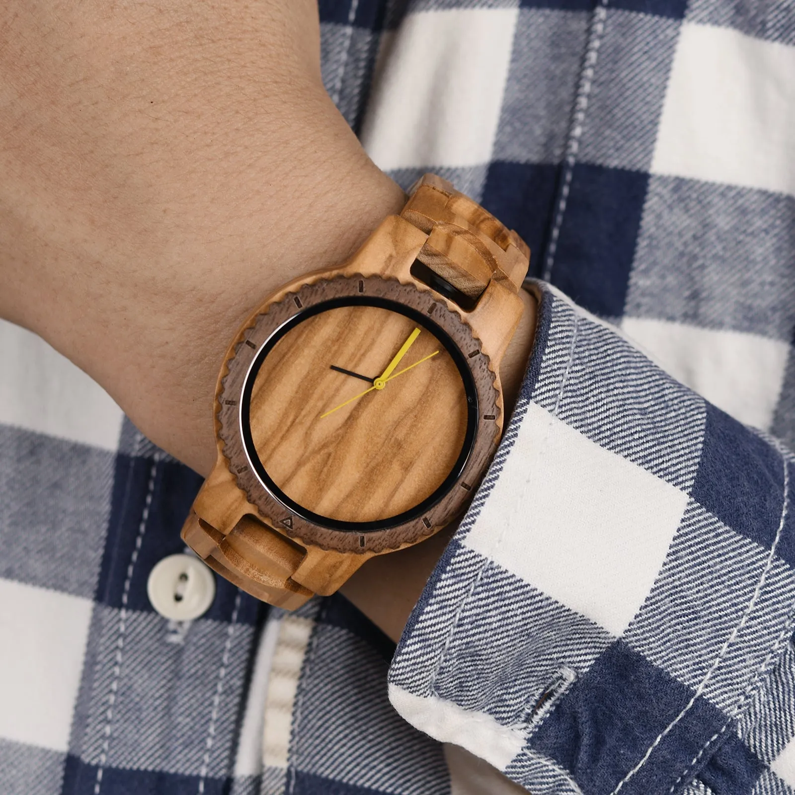 Fernando - Walnut & Olive Minimal Watch