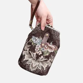 Floral Brown Carpet Phone Case