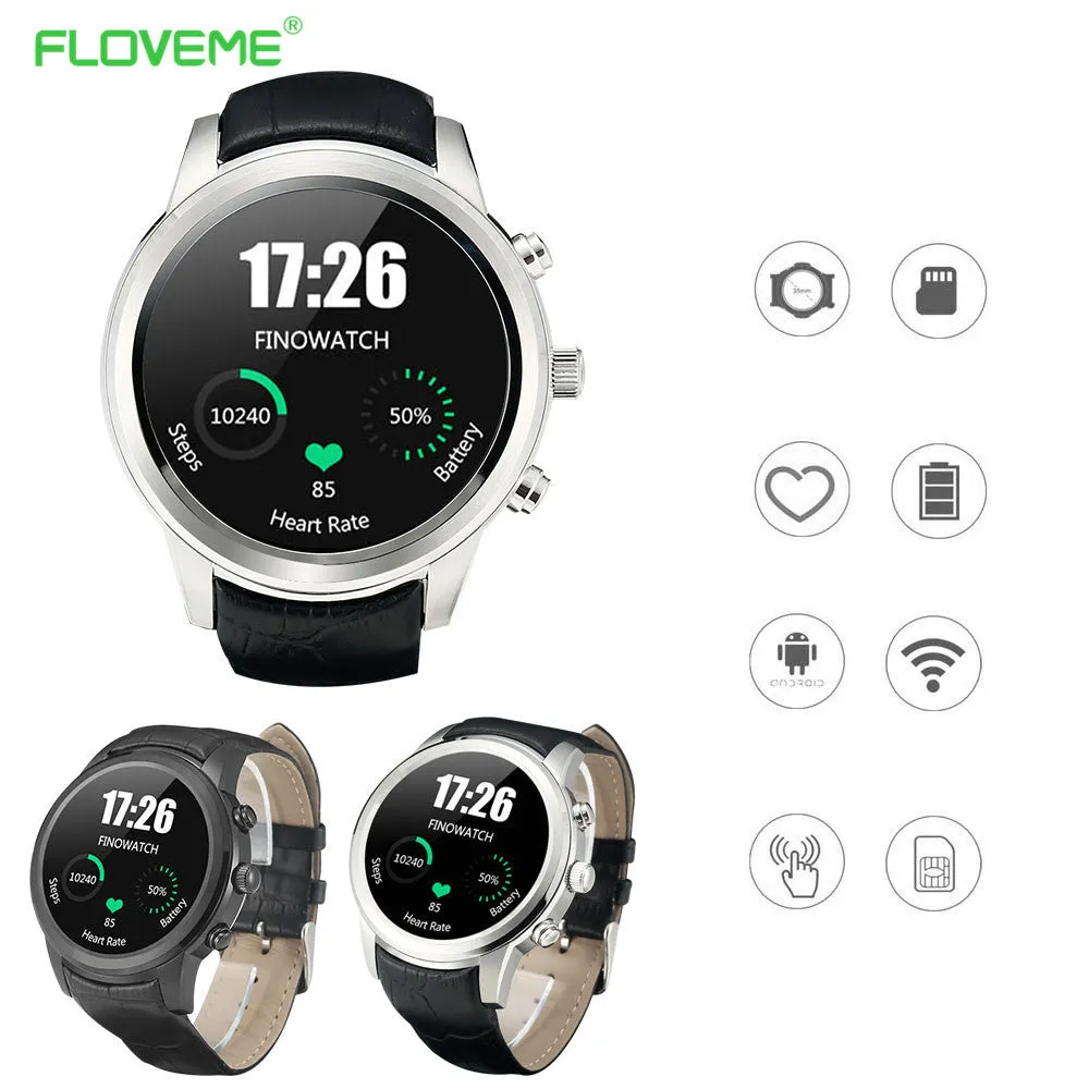 FLOVEME X5 Smart Watch IOS Android Pedometer Bluetooth 4.0 Wearable Watches MTK6572 4G 512M