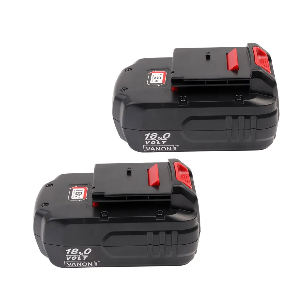 For Porter Cable 18V Battery Replacement | PC18B 4.8Ah Ni-MH Battery 2 Pack