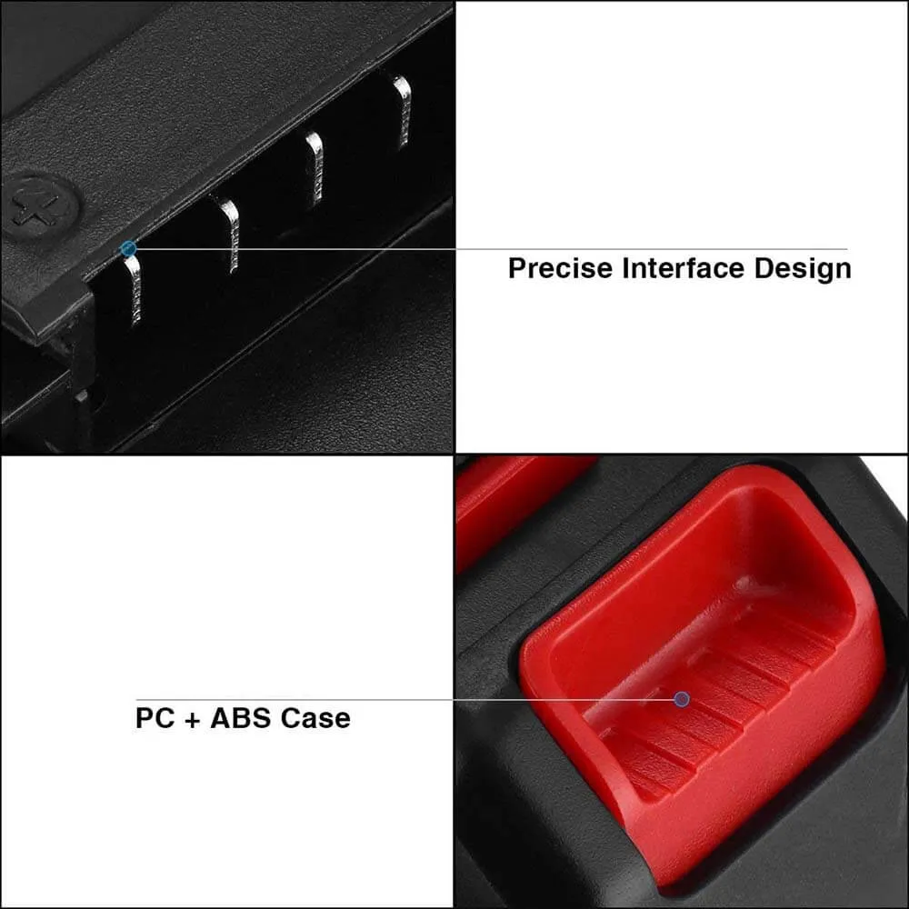 For Porter Cable 18V Battery Replacement | PC18B 4.8Ah Ni-MH Battery 2 Pack