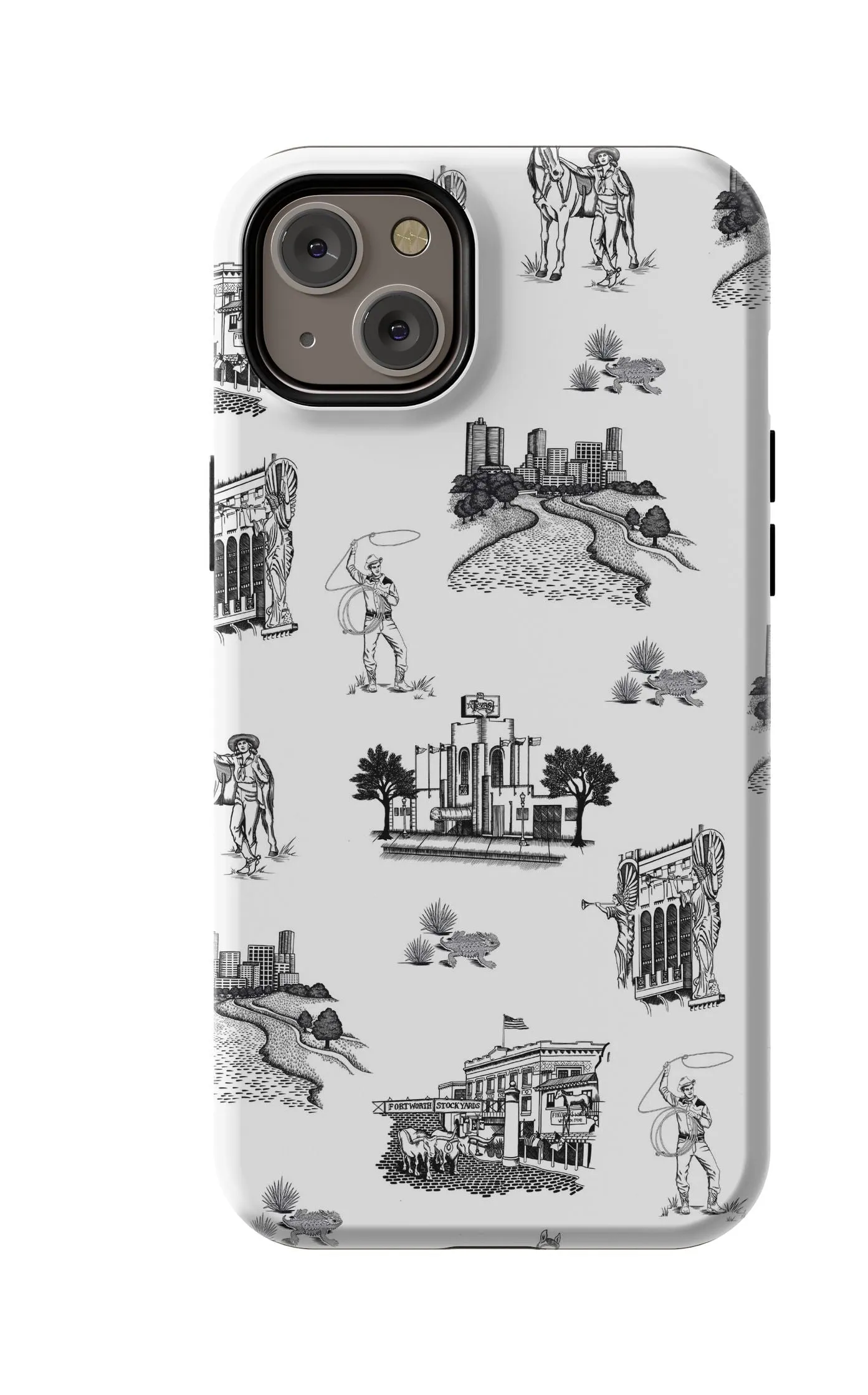 Fort Worth Toile iPhone Case