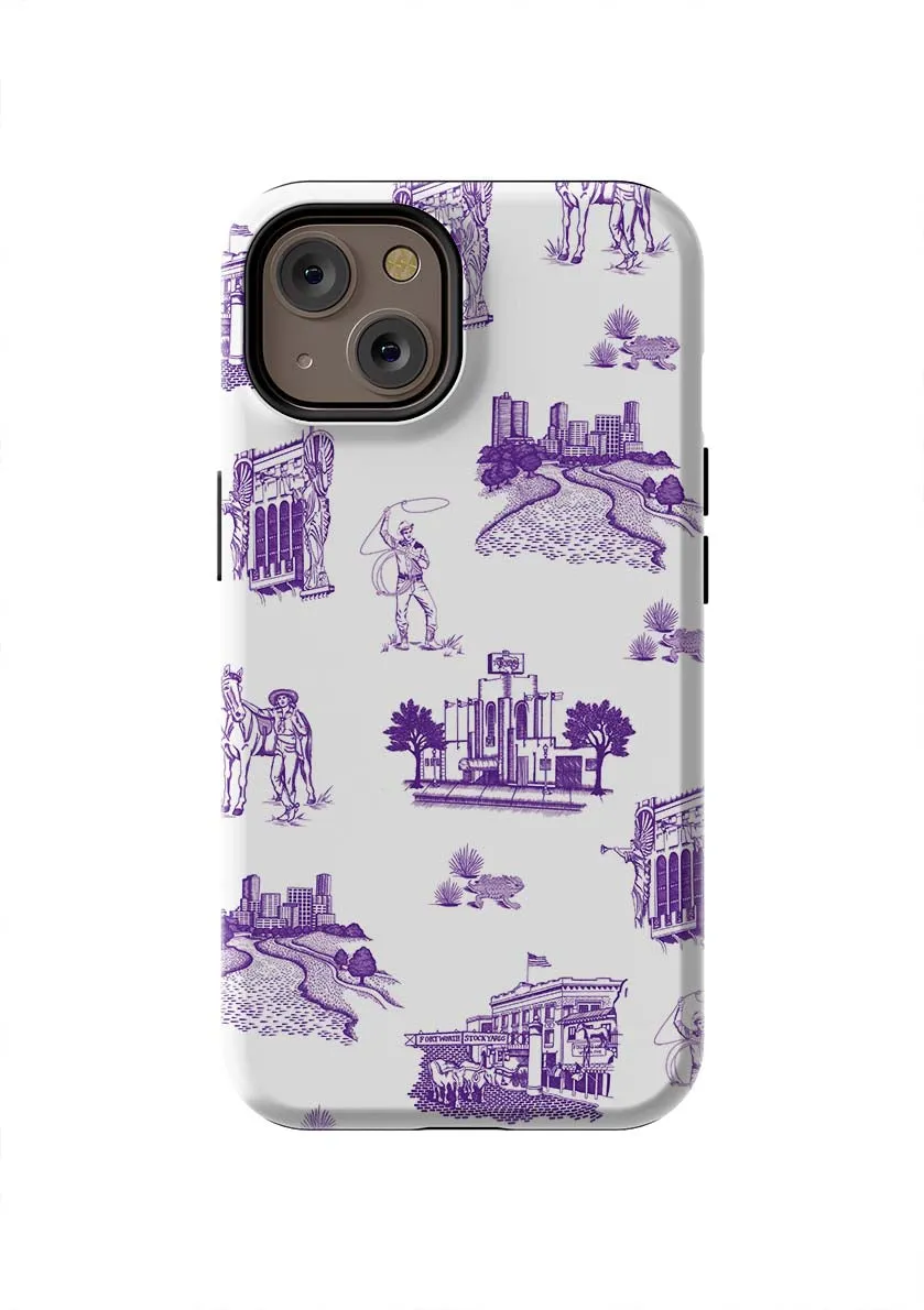 Fort Worth Toile iPhone Case