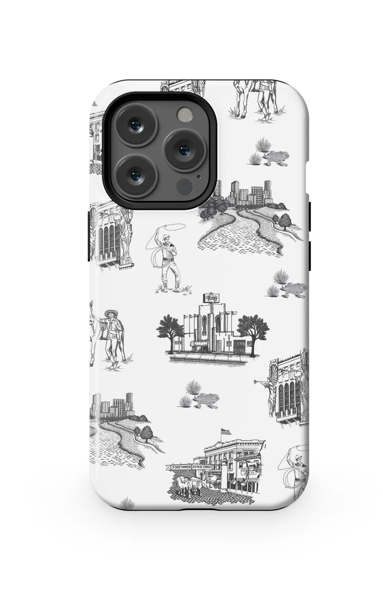 Fort Worth Toile iPhone Case