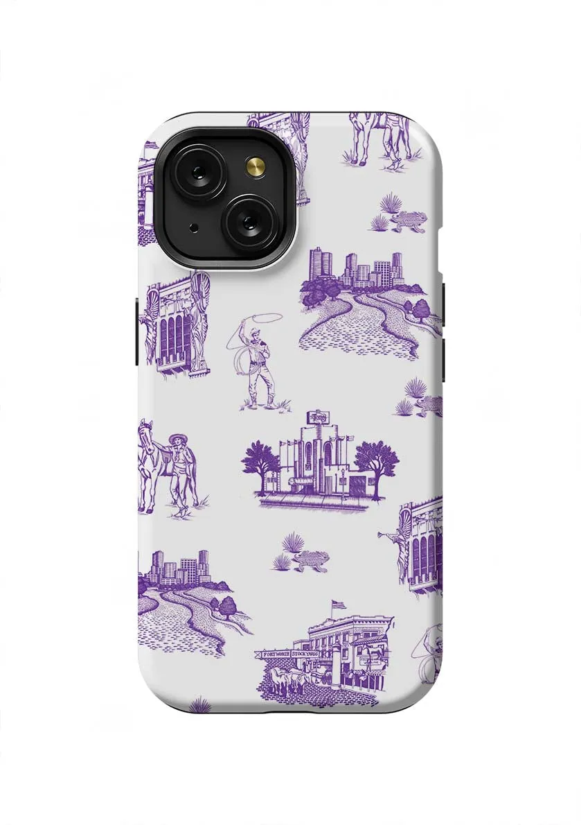 Fort Worth Toile iPhone Case