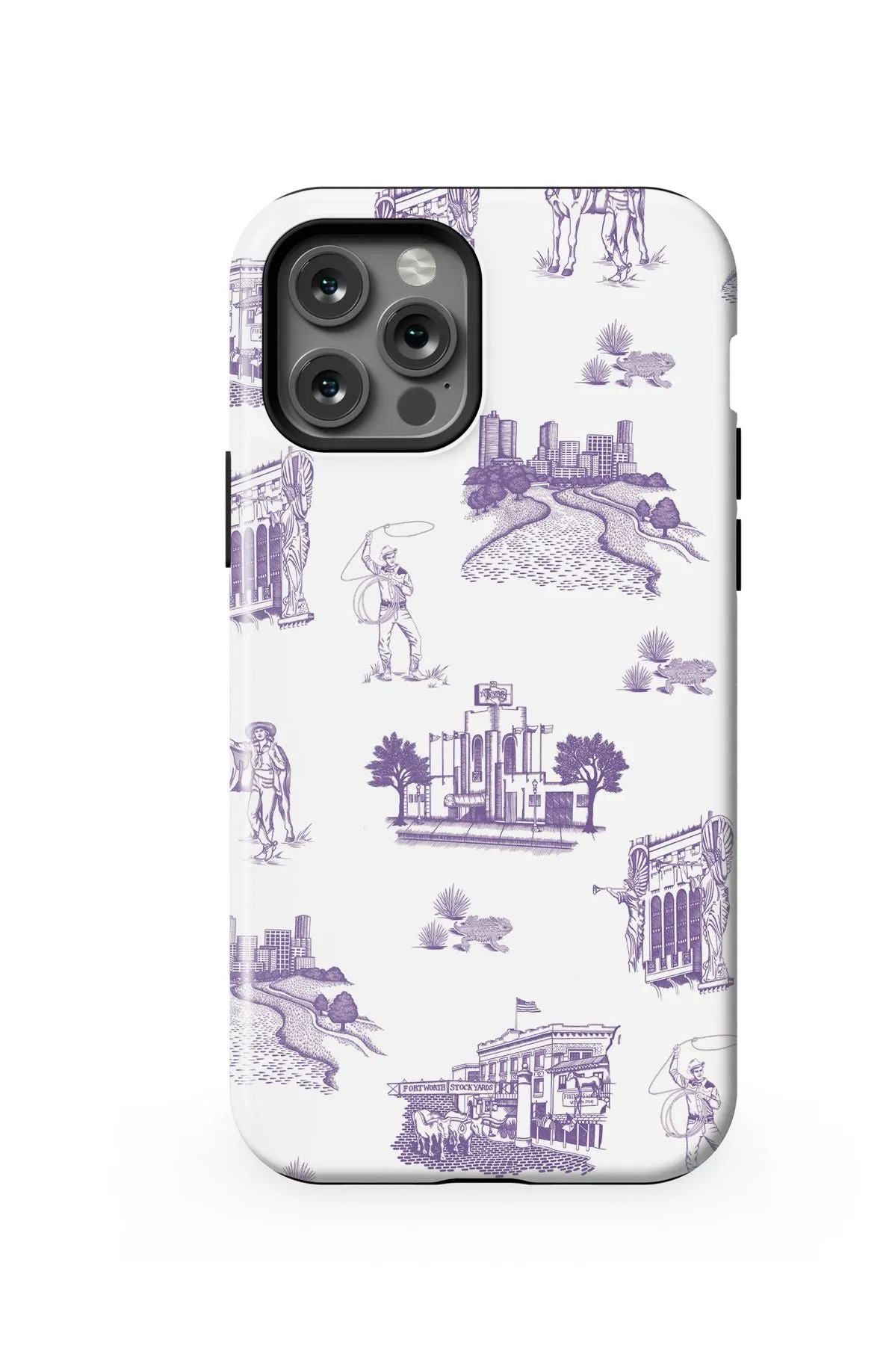 Fort Worth Toile iPhone Case