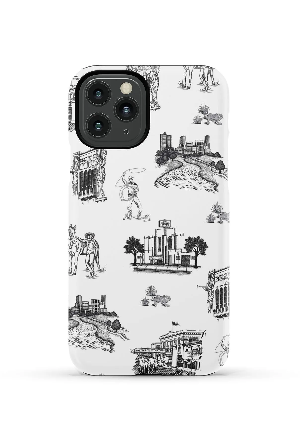 Fort Worth Toile iPhone Case