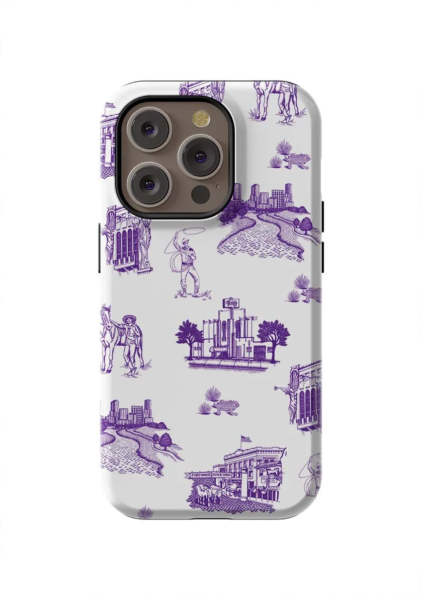 Fort Worth Toile iPhone Case