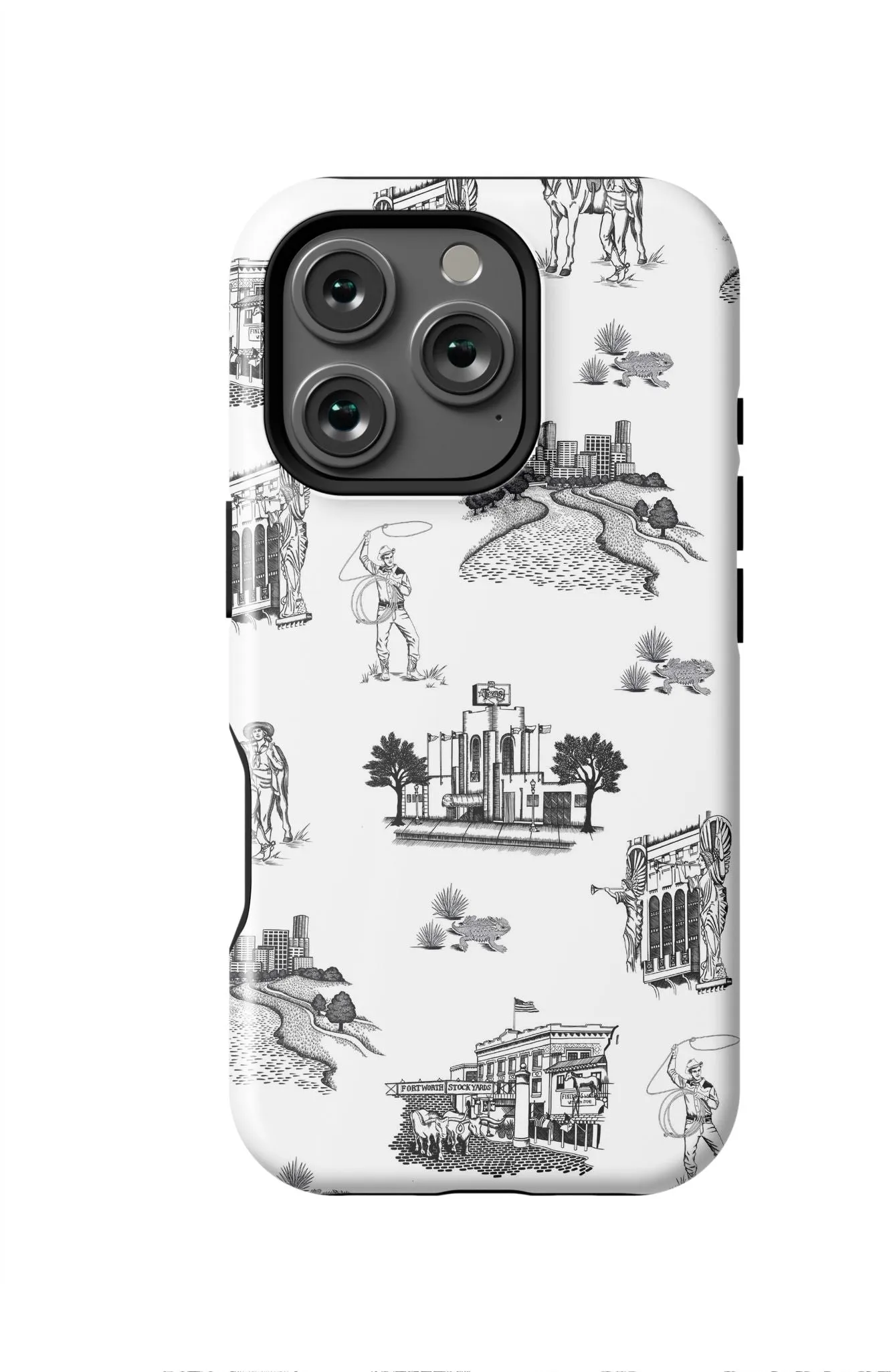 Fort Worth Toile iPhone Case