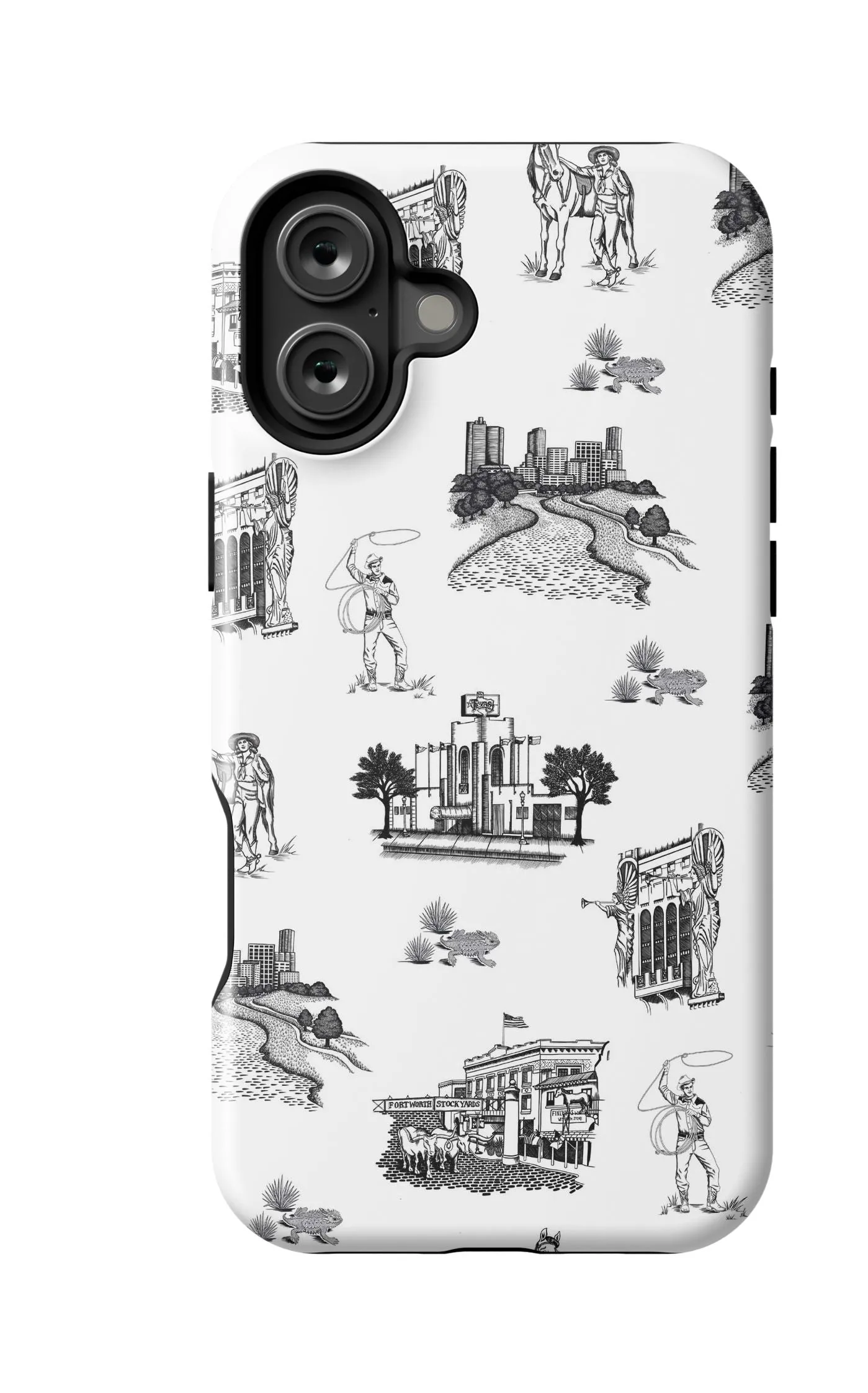 Fort Worth Toile iPhone Case