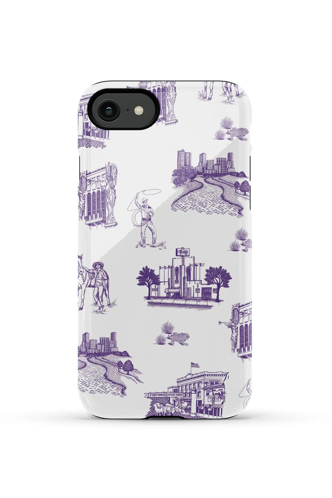 Fort Worth Toile iPhone Case