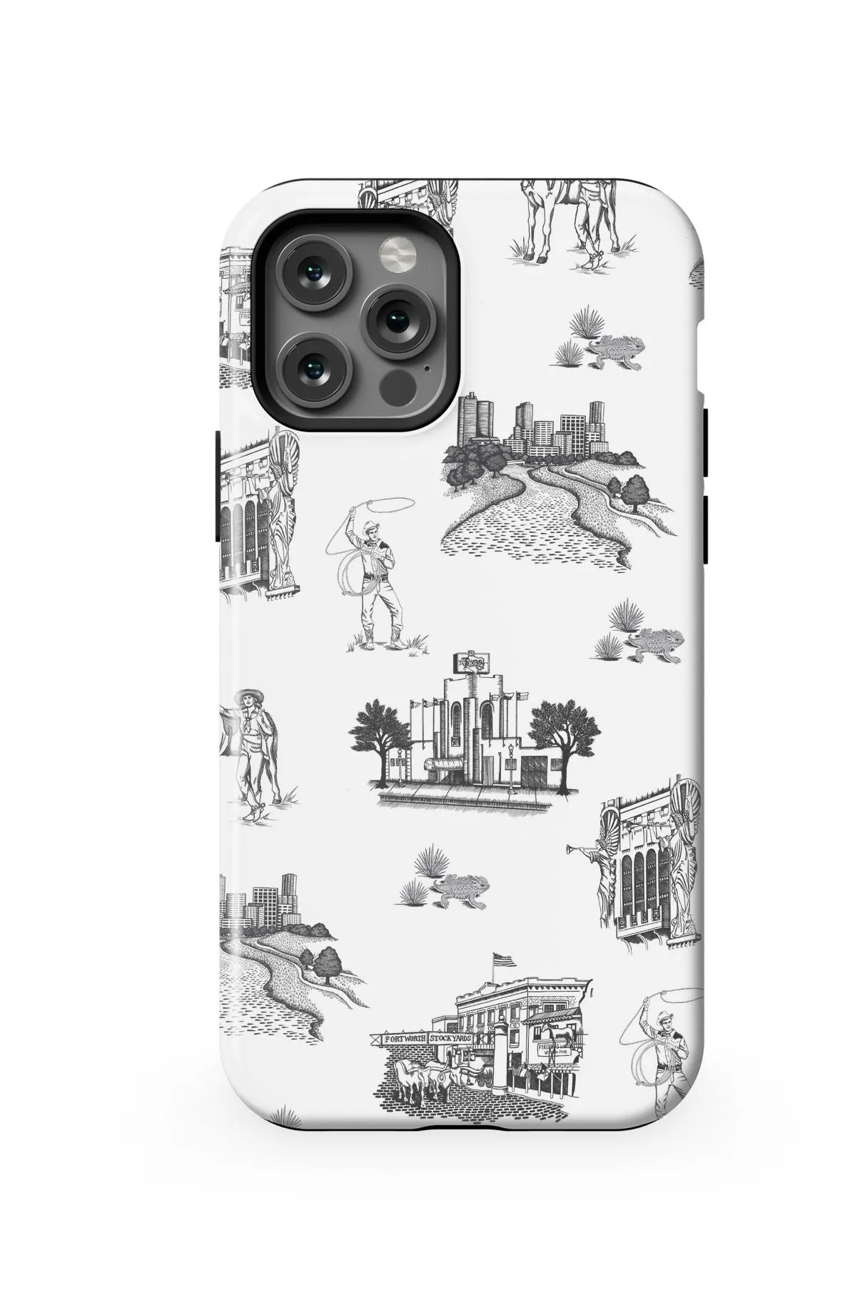 Fort Worth Toile iPhone Case