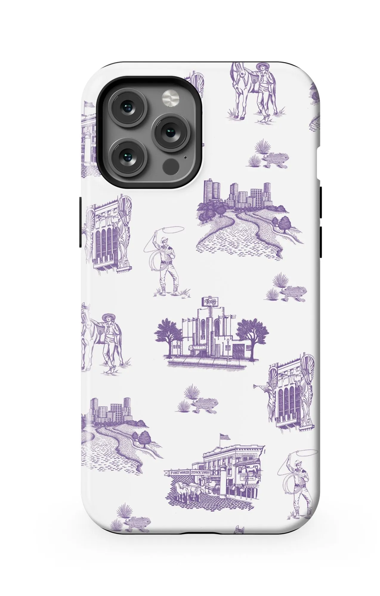 Fort Worth Toile iPhone Case