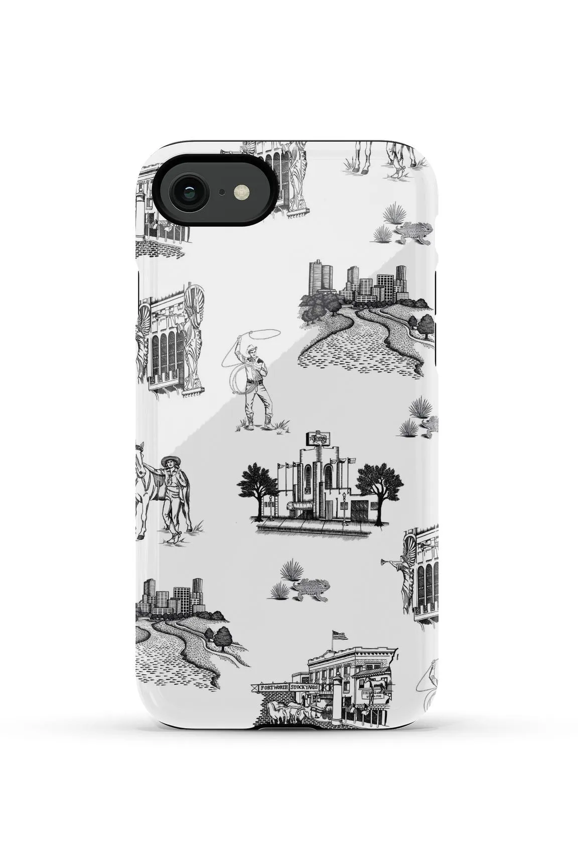 Fort Worth Toile iPhone Case