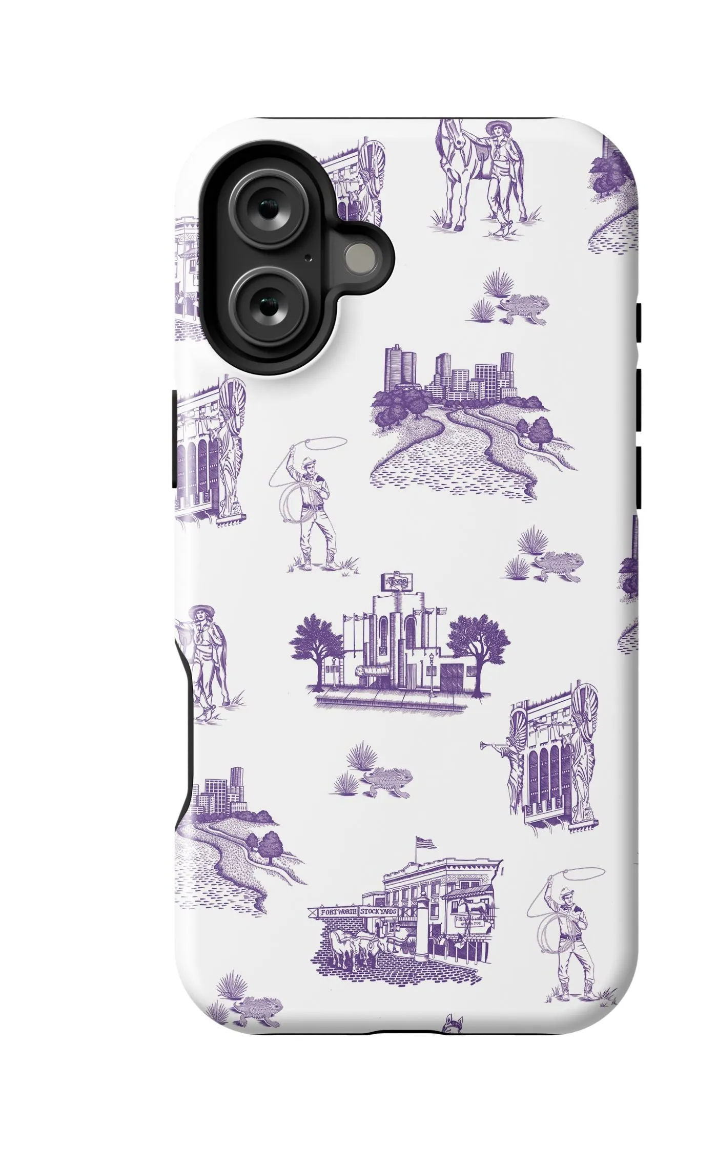 Fort Worth Toile iPhone Case