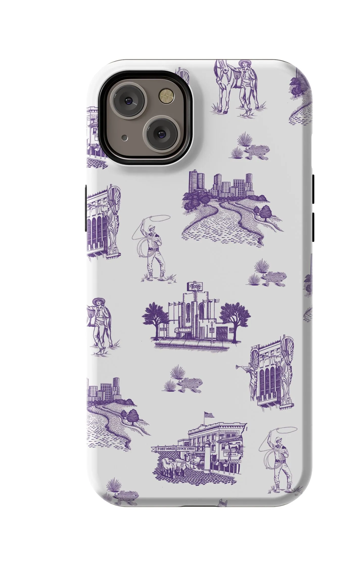 Fort Worth Toile iPhone Case