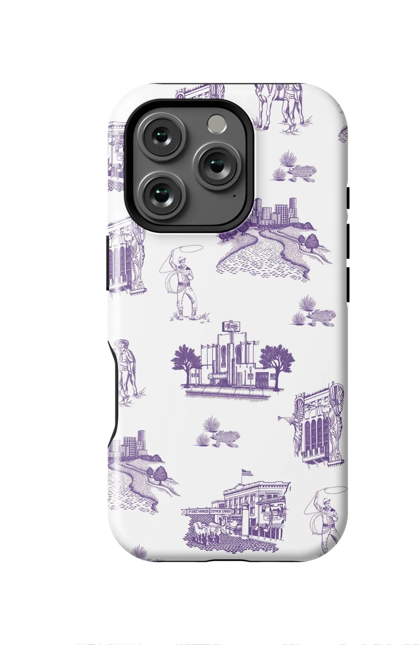 Fort Worth Toile iPhone Case