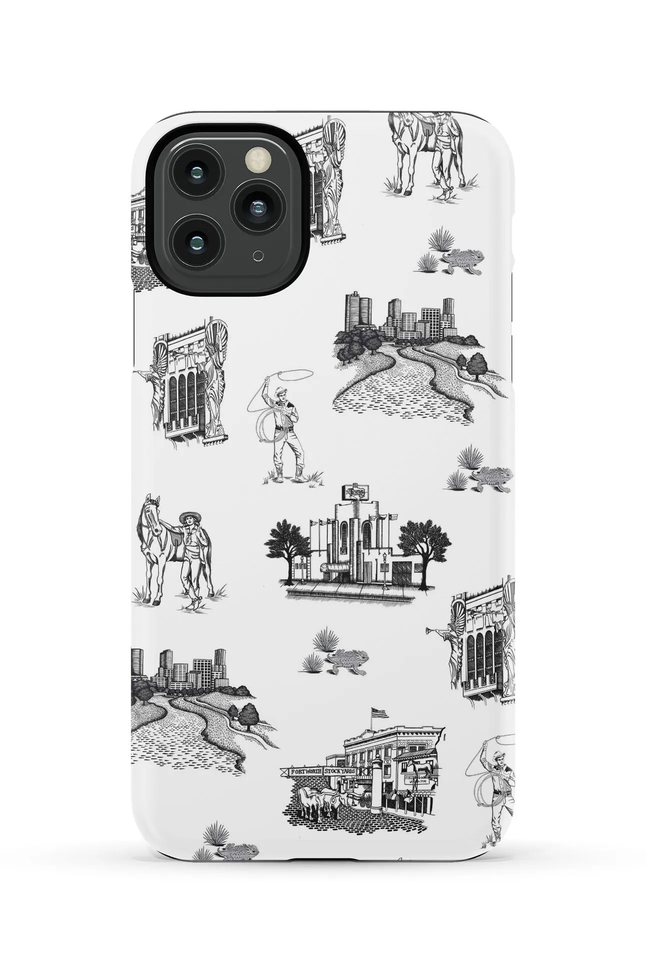 Fort Worth Toile iPhone Case