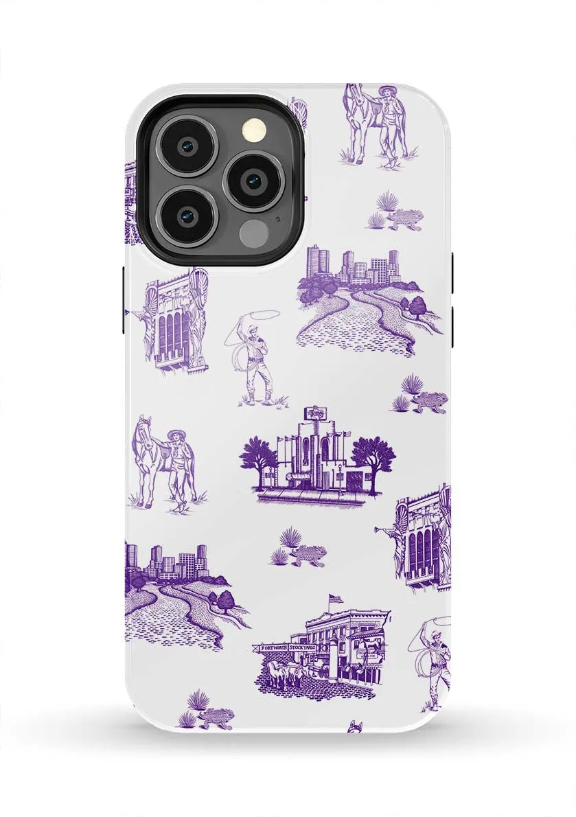 Fort Worth Toile iPhone Case