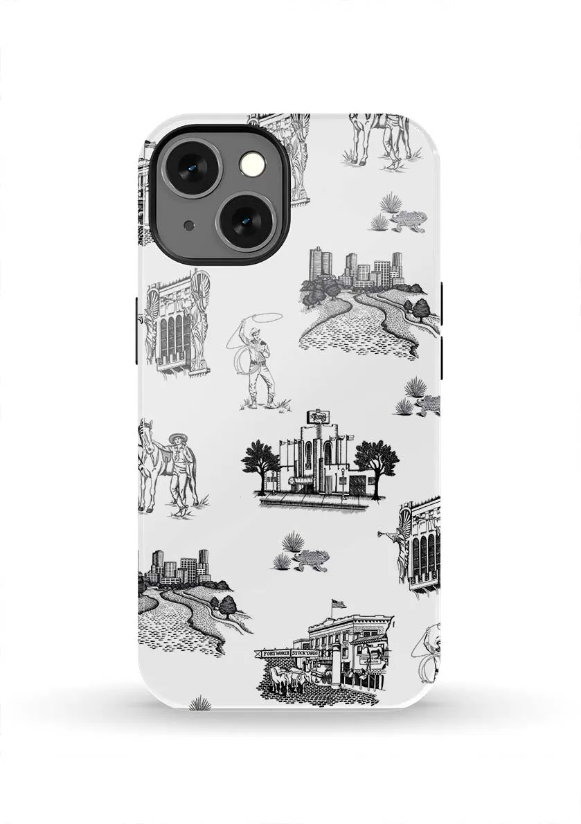 Fort Worth Toile iPhone Case