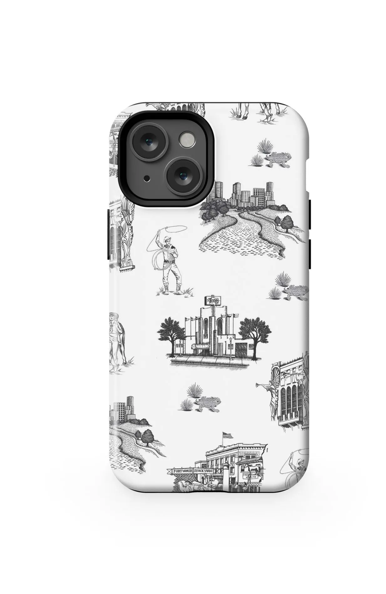 Fort Worth Toile iPhone Case