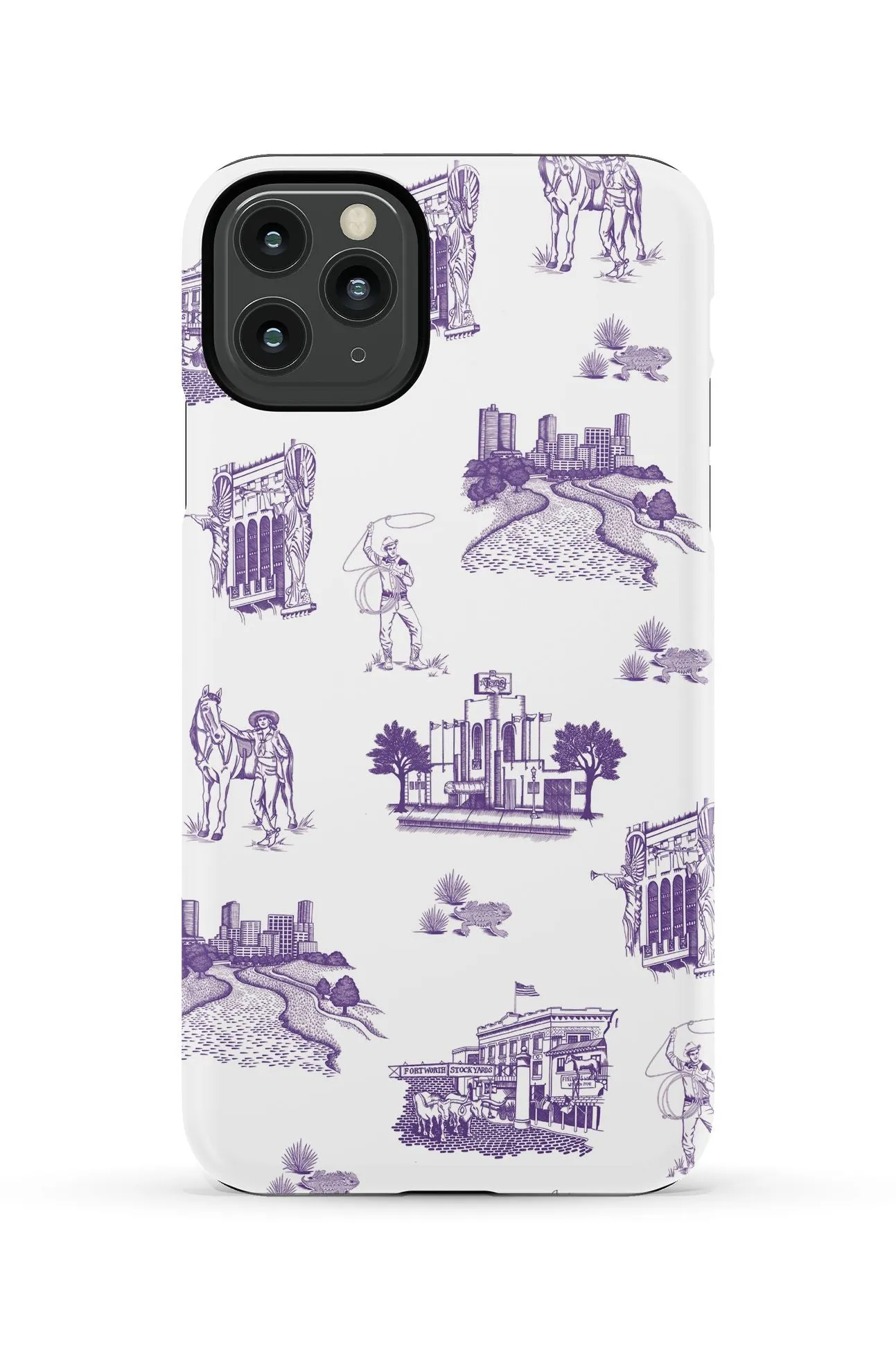 Fort Worth Toile iPhone Case