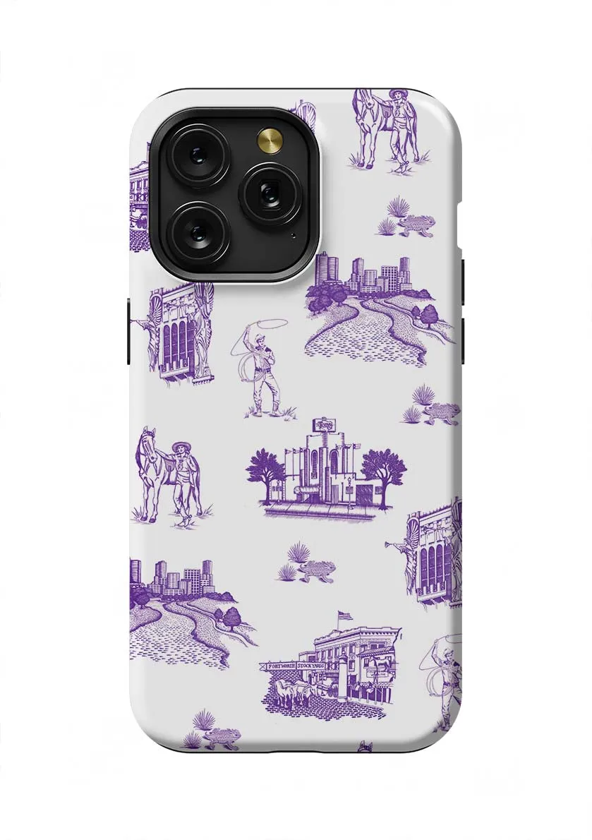 Fort Worth Toile iPhone Case