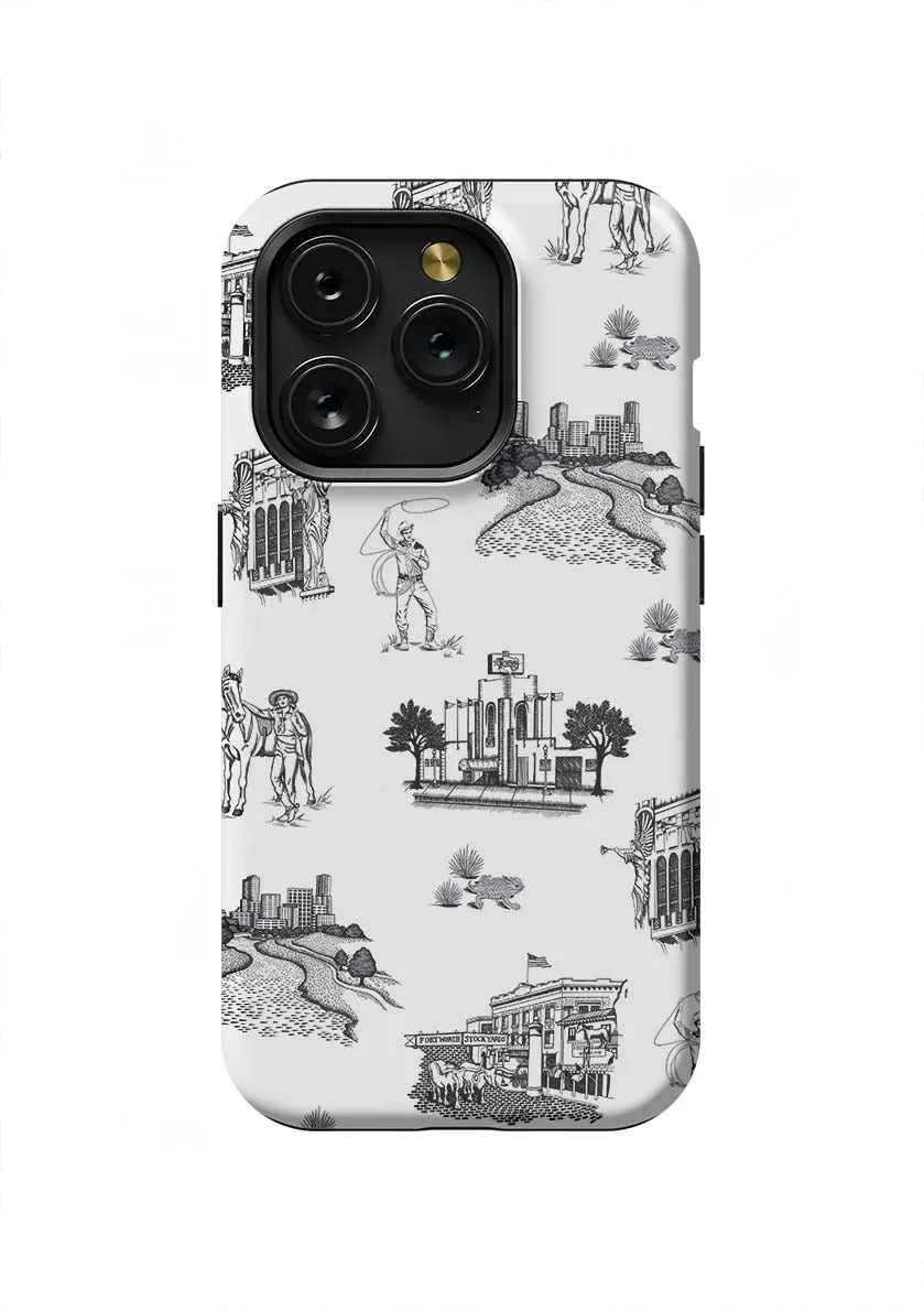 Fort Worth Toile iPhone Case