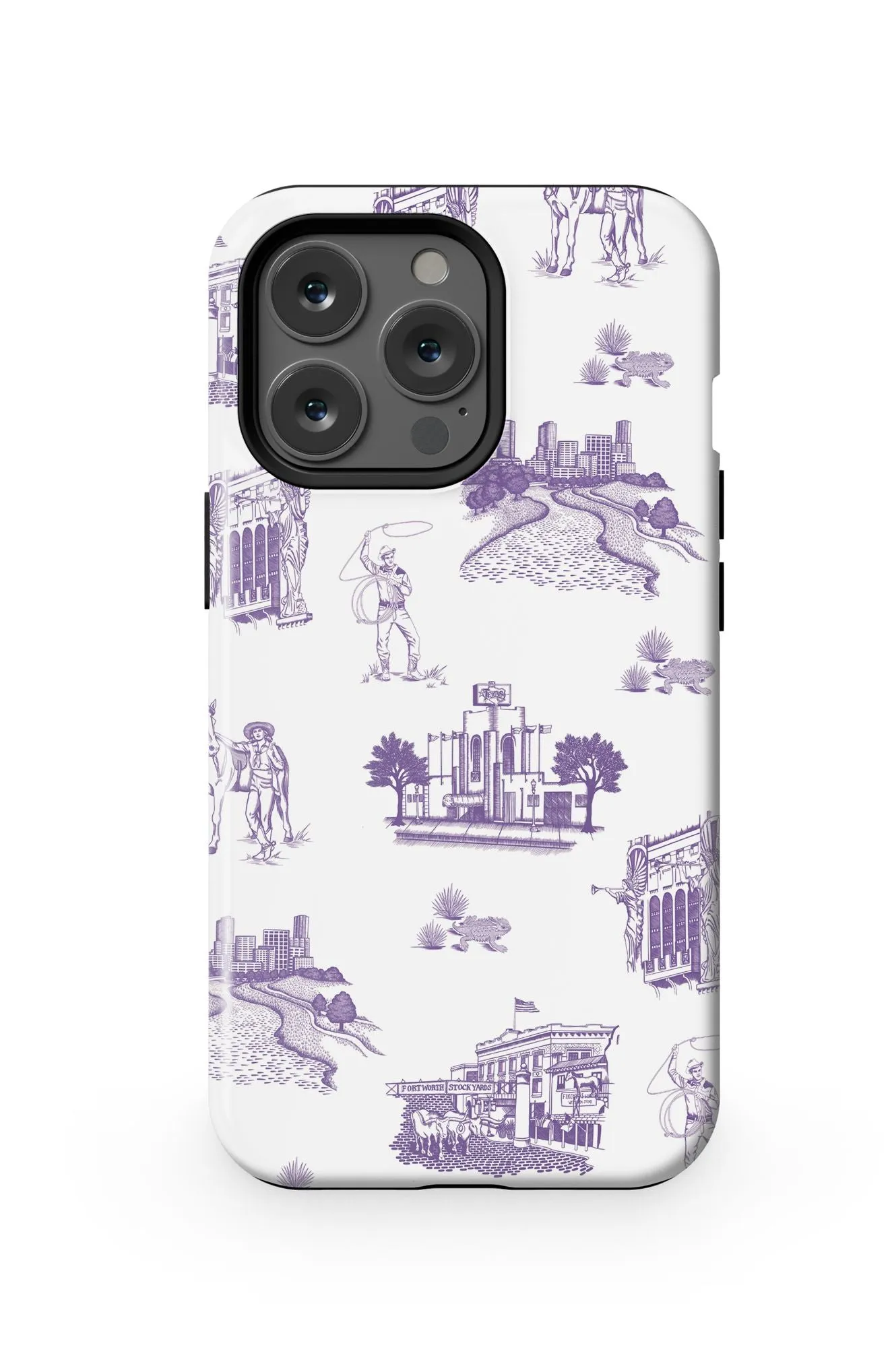 Fort Worth Toile iPhone Case