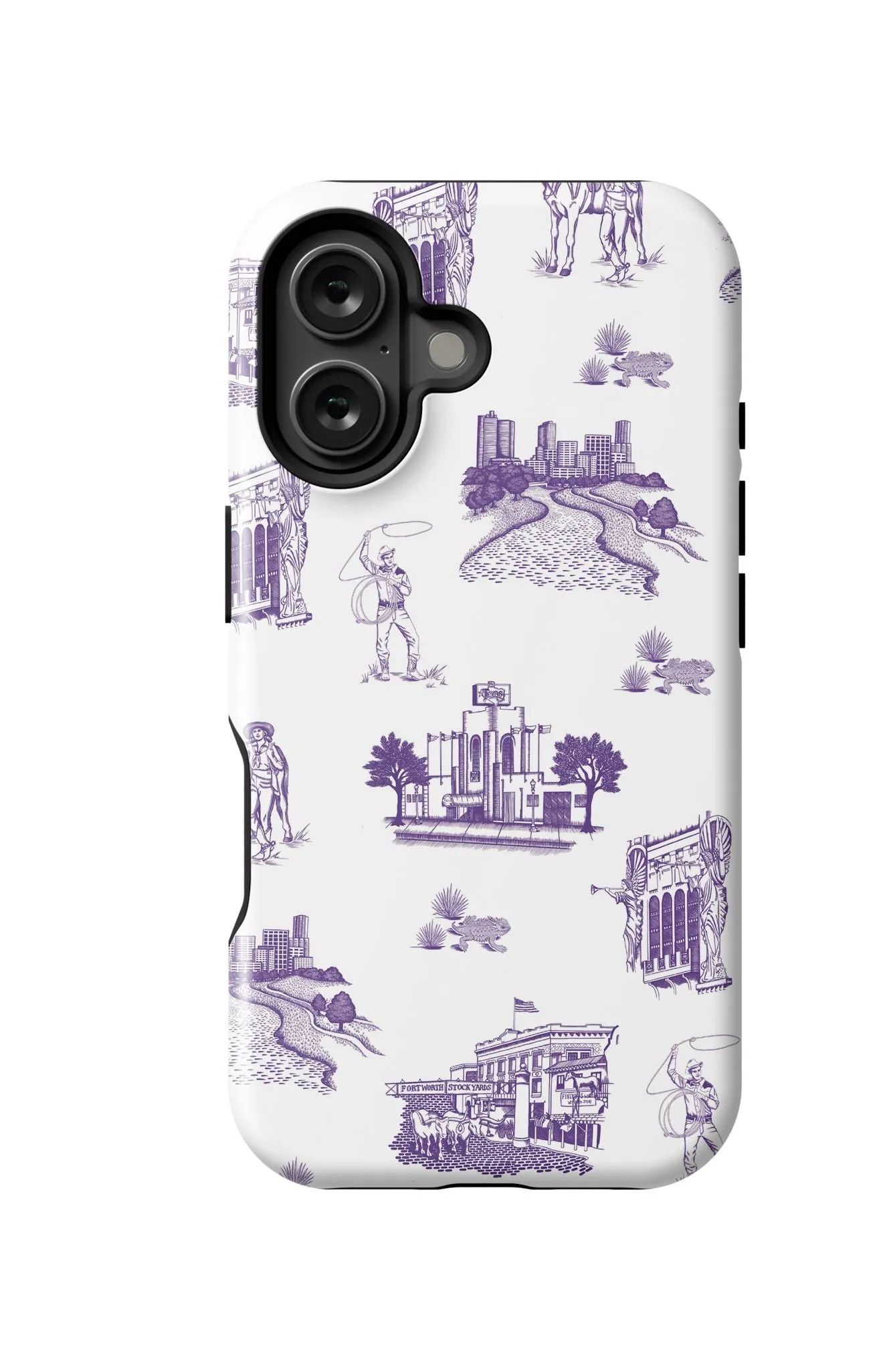 Fort Worth Toile iPhone Case