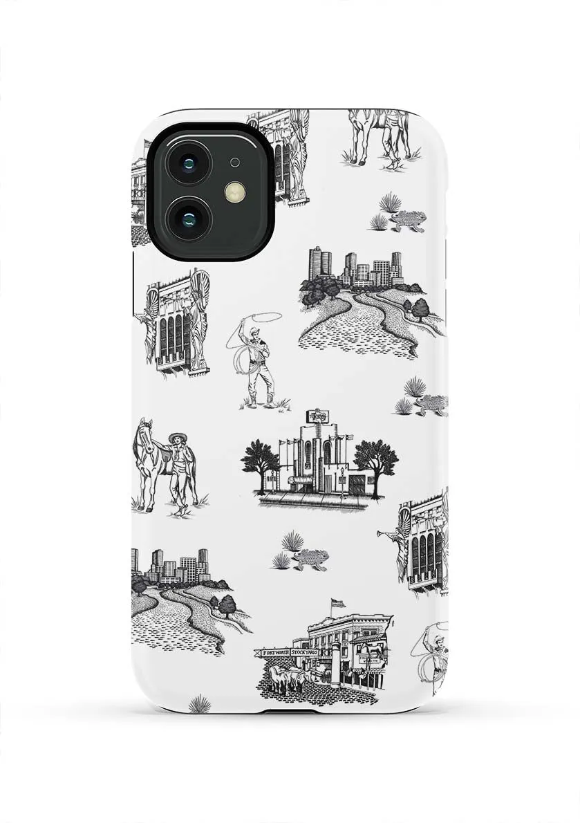 Fort Worth Toile iPhone Case