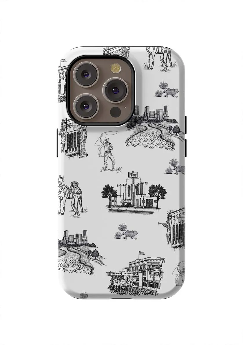 Fort Worth Toile iPhone Case