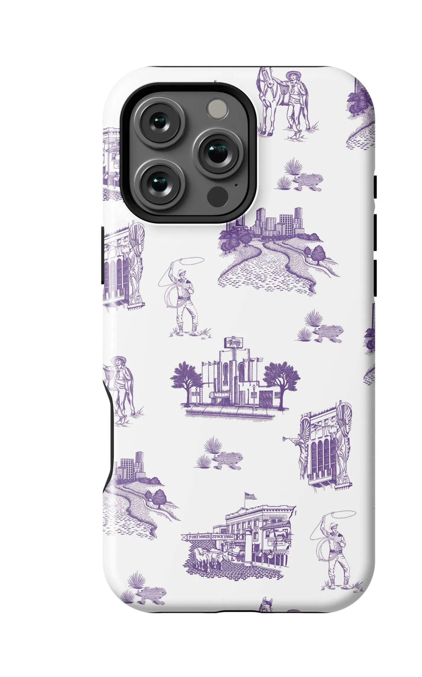 Fort Worth Toile iPhone Case