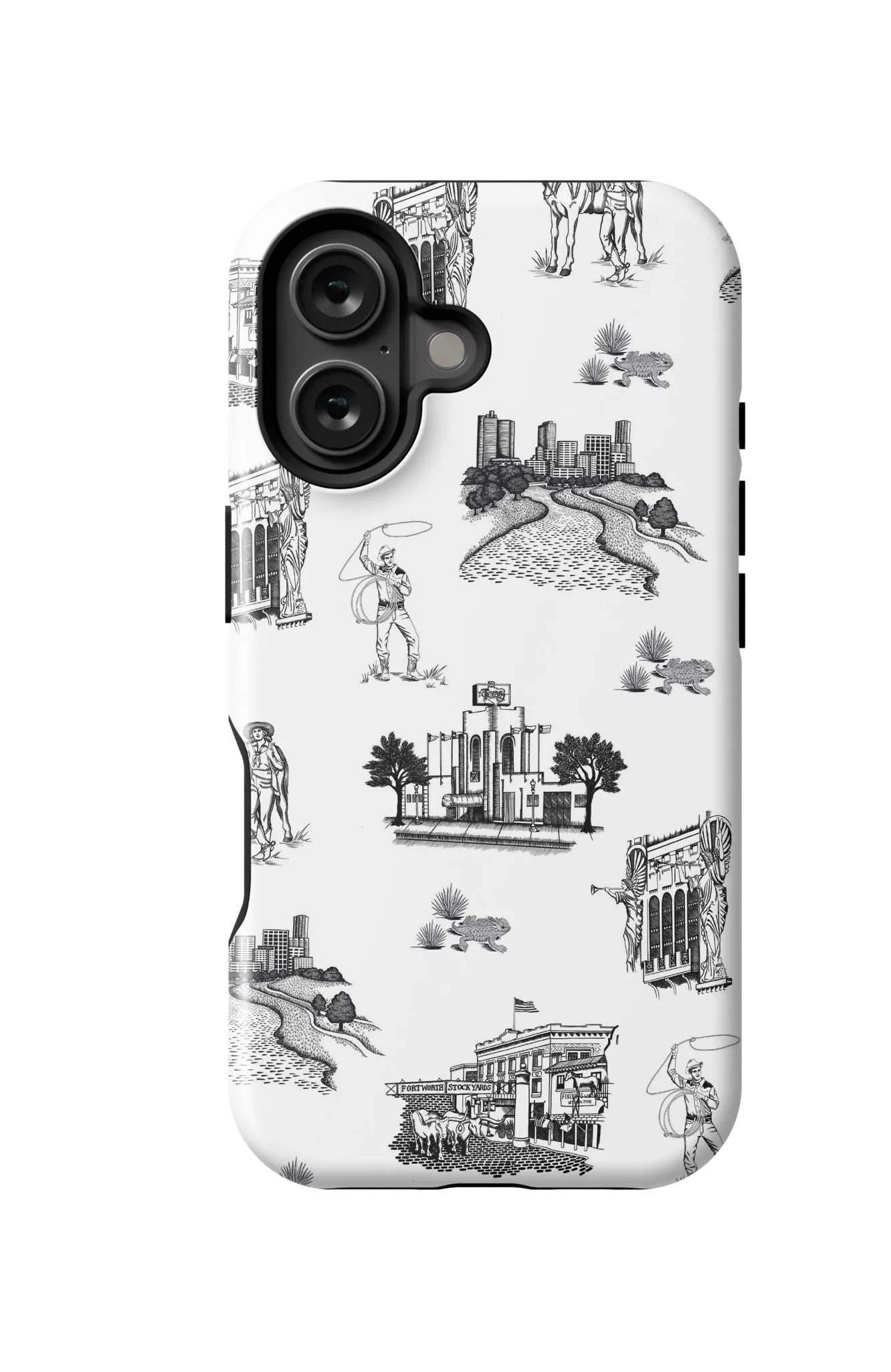 Fort Worth Toile iPhone Case