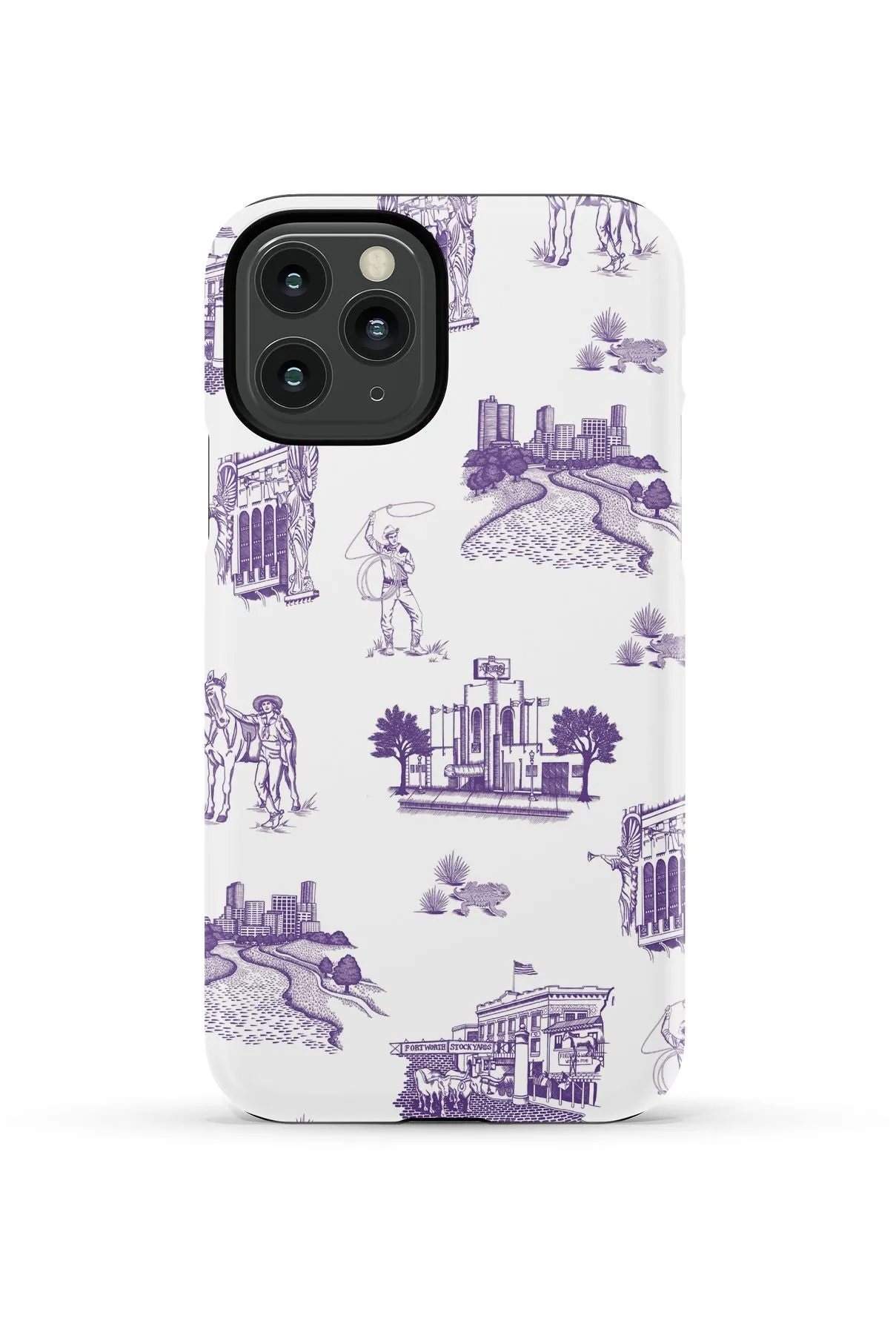 Fort Worth Toile iPhone Case