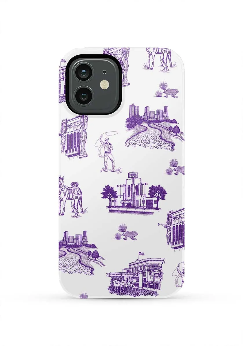 Fort Worth Toile iPhone Case